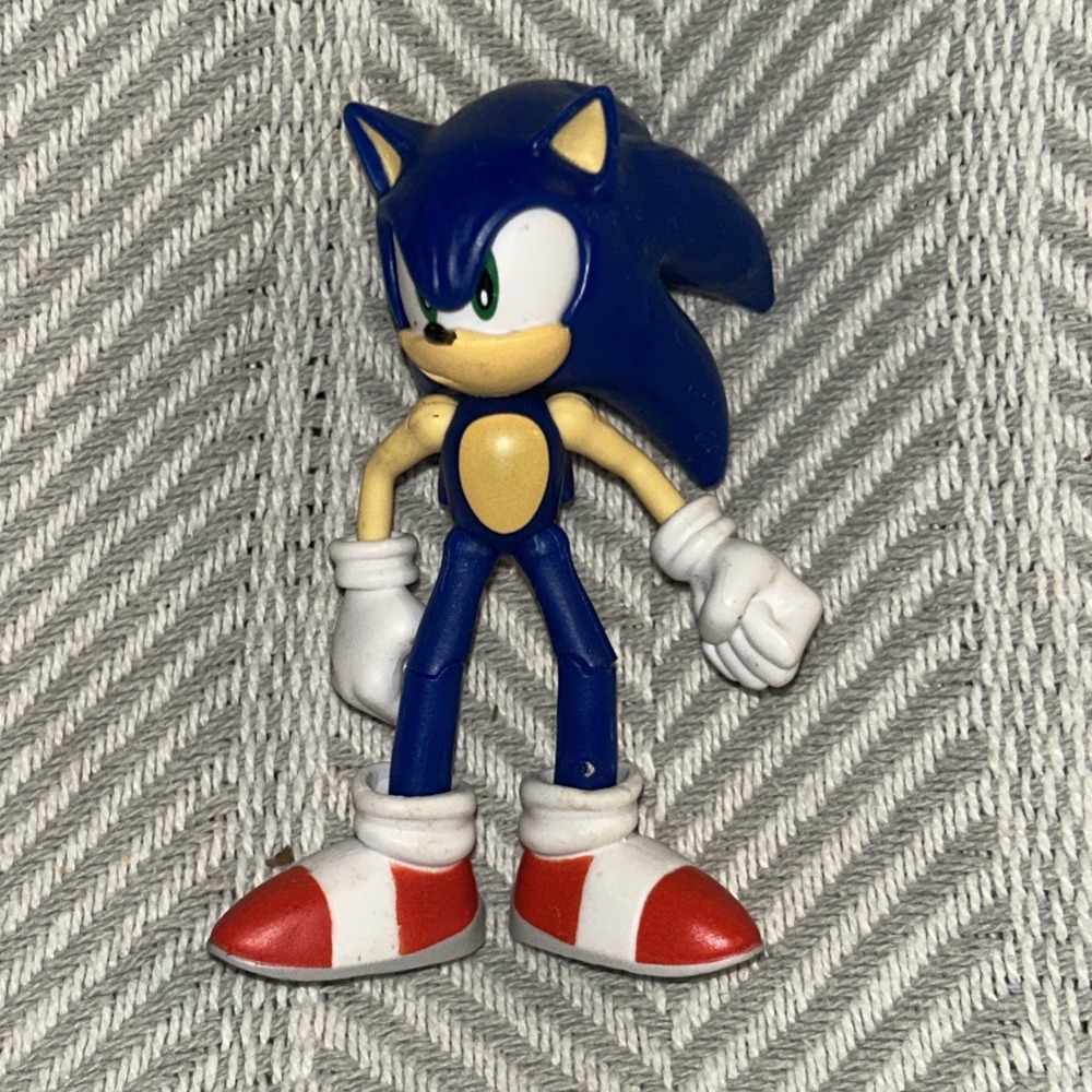 Sonic The Hedgehog‎ 4 Inch Action Figure Articulated Blue Jakks Pacific Sega